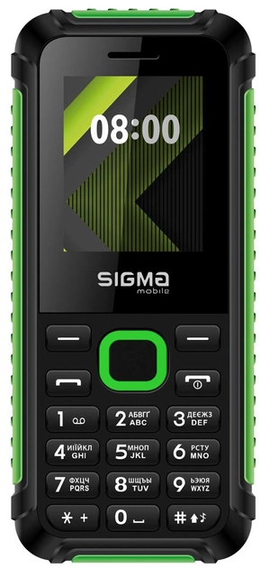 Мобільний телефон Sigma mobile X-style 18 Track Black-Green (4827798854433) - зображення 1