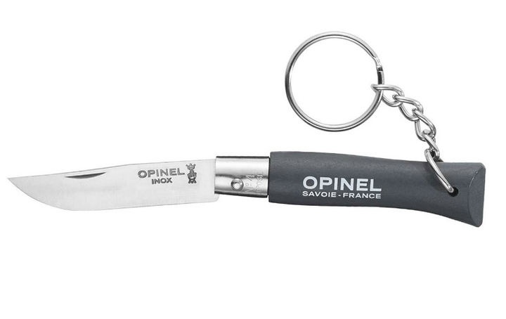 Нож-брелок Opinel №4 нерж-сталь Серый (1013-204.65.65) - изображение 1