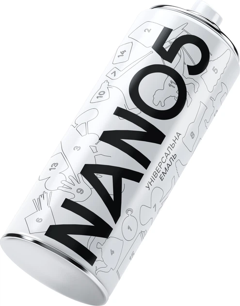 Эмаль универсальная NANO5 5010 глянцевая аэрозоль 400 мл Синяя (N05010) - изображение 4