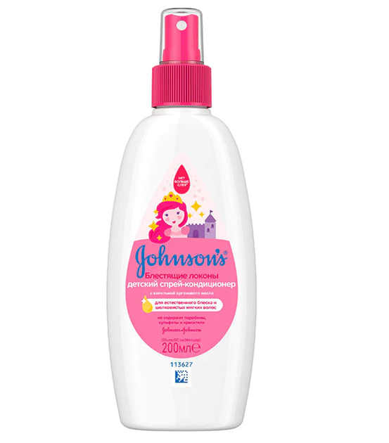 Спрей-кондиціонер Johnson's Вaby 113627 блискучі локони (bc-344208) - Фото 1 Спрей-кондиціонер Johnson's Вaby 113627 блискучі локони (bc-344208) - зображення 1