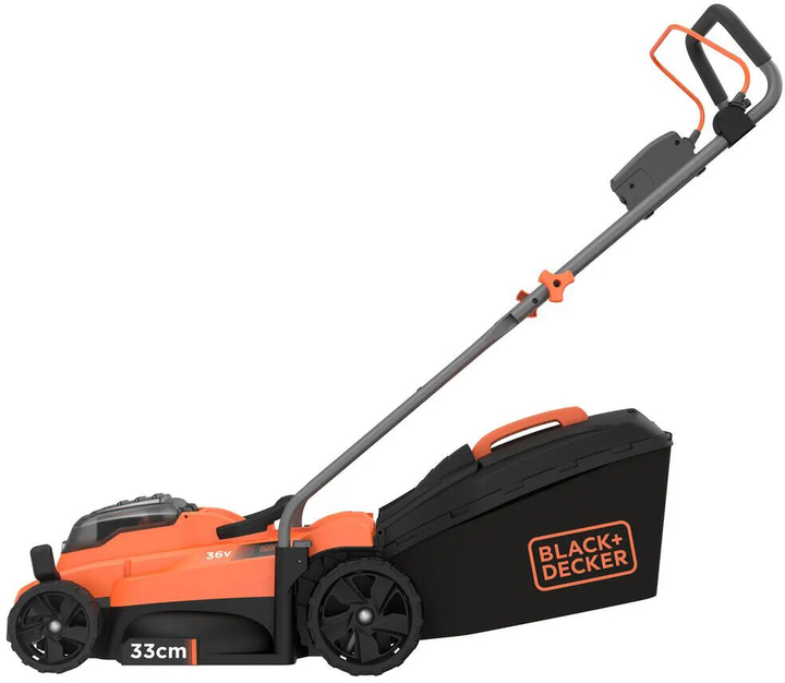 Газонокосилка аккумуляторная Black+Decker (BCMW3336L2) - изображение 1