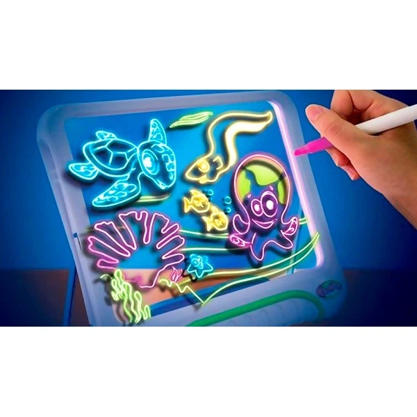 Детская развивающая 3D доска для рисования набор с LED подсветкой Magic 3D Drawing Board NEW Line (1-00001) - Фото 5 Детская развивающая 3D доска для рисования набор с LED подсветкой Magic 3D Drawing Board NEW Line (1-00001) - изображение 5