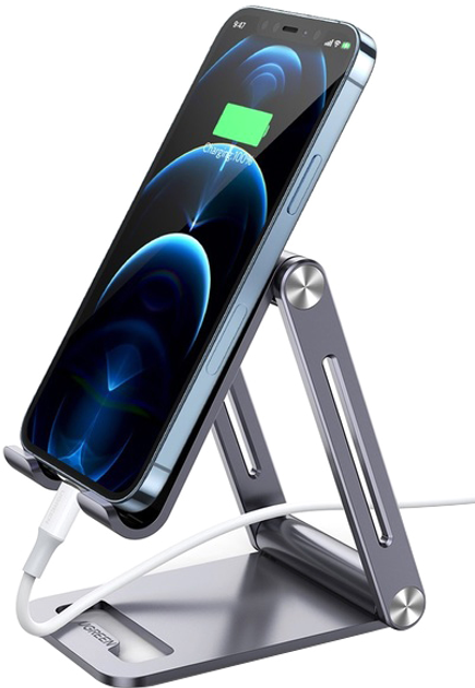 Тримач для телефона Ugreen LP263 Phone Holder with Roller Silver (UGR-80708) - зображення 2
