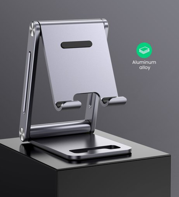 Тримач для телефона Ugreen LP263 Phone Holder with Roller Silver (UGR-80708) - зображення 3