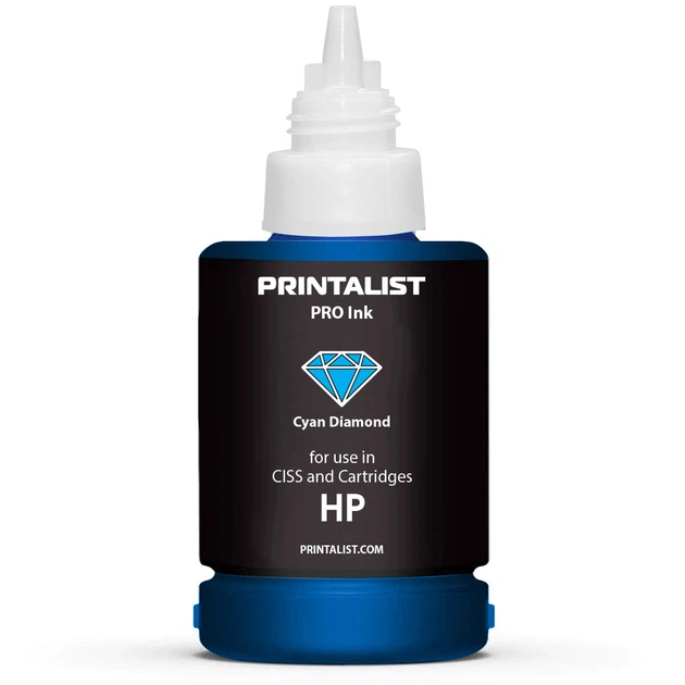 Чернила для HP DeskJet 2820E PRINTALIST UNI Cyan 140г PL-INK-HP-C - изображение 3