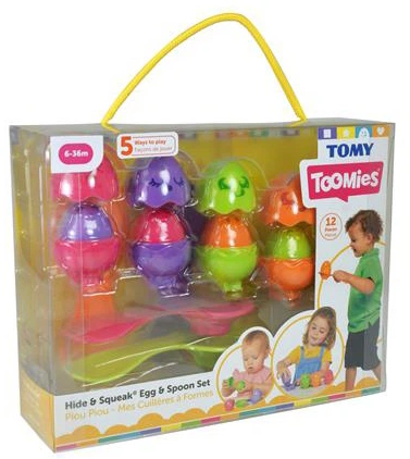 Zestaw-sorter Tomy Toomies Jajeczka z łyżeczkami (5011666730823) - obraz 11