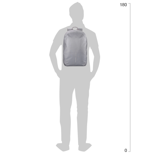 Рюкзак для ноутбука XD Design Bobby Soft Anti-Theft 15.6" Grey (P705.792) - Фото 8 Рюкзак для ноутбука XD Design Bobby Soft Anti-Theft 15.6" Grey (P705.792) - изображение 8