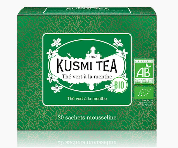 Зеленый чай органический Kusmi Tea Spearmint в пакетиках 20 шт - Фото 1 Зеленый чай органический Kusmi Tea Spearmint в пакетиках 20 шт - изображение 1