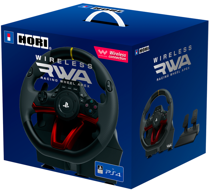 Кермо Hori Wireless Racing Wheel APEX for PlayStation 4 Black