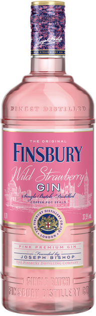 Джин Finsbury Wild Strawberry 0.7 л 37.5% (4062400309202_4062400173605) - зображення 1