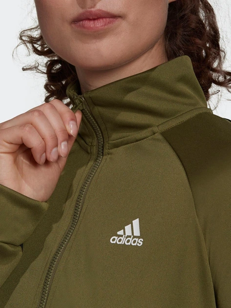 Спортивный костюм женский Adidas W Teamsport Ts H24121 XS Focus Olive (4064055324432) - Фото 4 Спортивный костюм женский Adidas W Teamsport Ts H24121 XS Focus Olive (4064055324432) - изображение 4