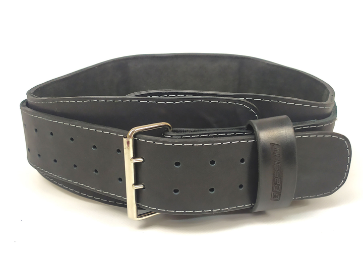 Пояс атлетический EasyFit Training Belt (кожа) размер XS, черный ...