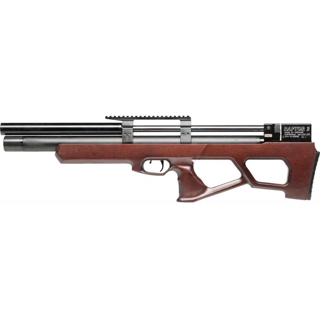 Гвинтівка пневматична Raptor 3 Compact PCP кал. 4.5 мм, Колір - коричневий (чохол в комплекті) (3993.00.15) - зображення 1