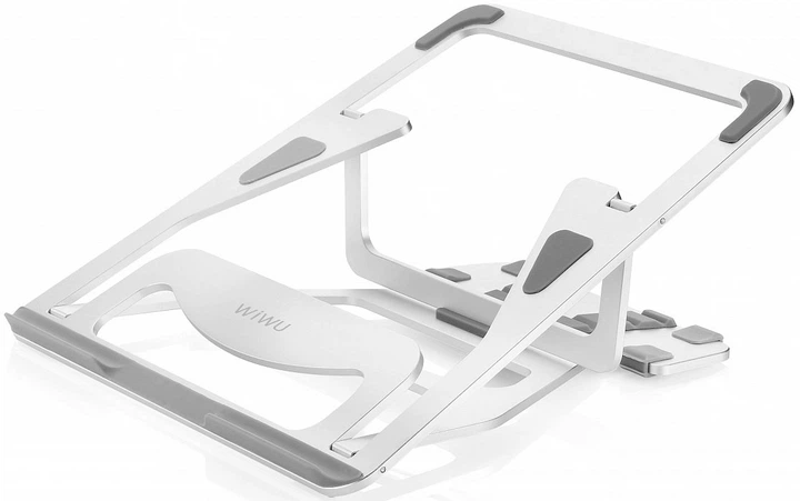 Подставка для ноутбука WIWU S100 Laptop Stand - Silver (7264) - Фото 1 Подставка для ноутбука WIWU S100 Laptop Stand - Silver (7264) - изображение 1