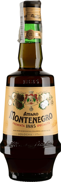 Биттер Gruppo Montenegro Amaro + бокал в подарочной упаковке 0.75 л 23% (8000330012492_8000330012317) - изображение 2
