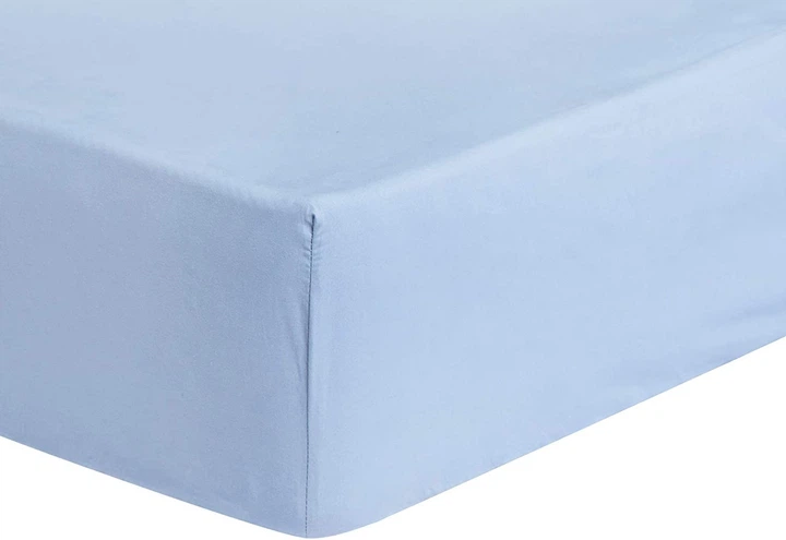 Трикотажна простирадло luxtex на гумці home Collection 200х220см Блакитний - Фото 3 Трикотажна простирадло luxtex на гумці home Collection 200х220см Блакитний - зображення 3