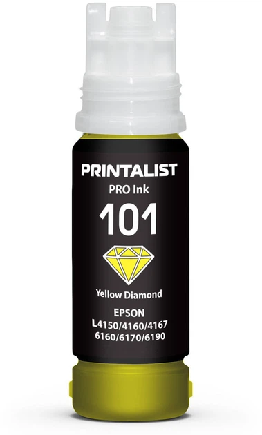 Чернила Printalist 101 для Epson L4150/4160 70 мл Yellow (PL101Y) - изображение 2
