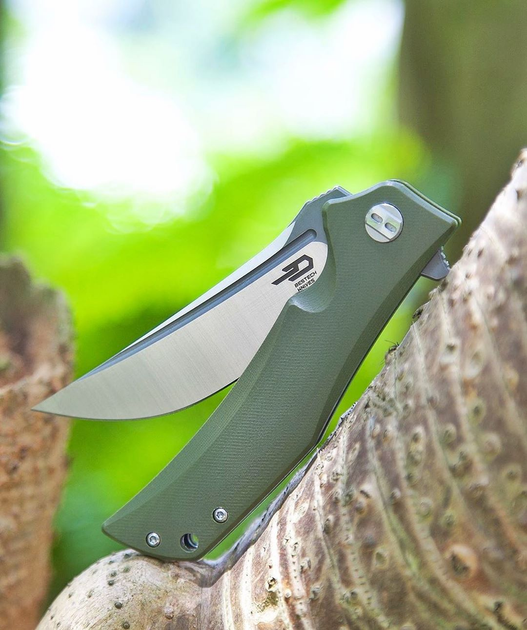 Нiж складний Bestech Knife SCIMITAR Army Green BG05B-1 - изображение 1