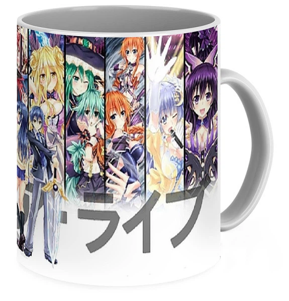 Керамическая кружка с принтом аниме Рандеву с жизнью Date A Live для кофе и чая 330 мл (184BA0CC2021) - Фото 3 Керамическая кружка с принтом аниме Рандеву с жизнью Date A Live для кофе и чая 330 мл (184BA0CC2021) - изображение 3