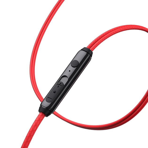 Наушники Baseus Encok H19 Wired Earphone 3.5mm Красный - изображение 2