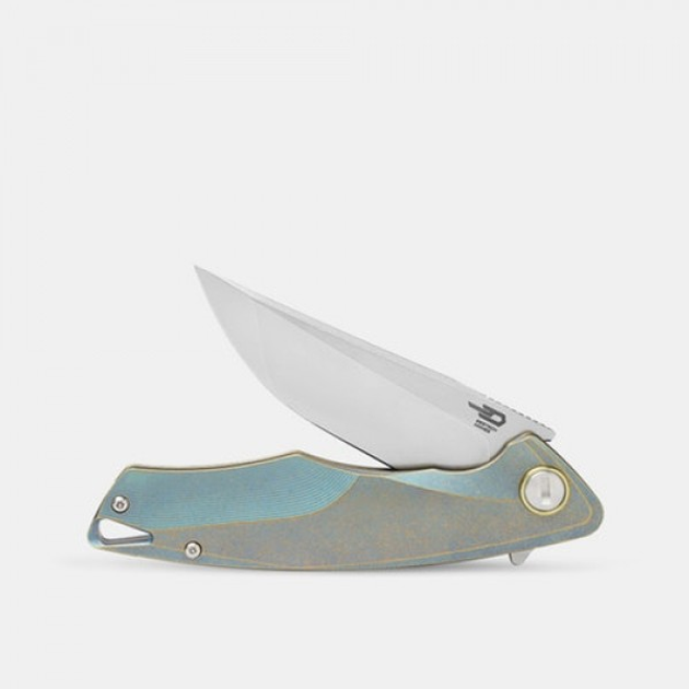 Карманный туристический складной нож Bestech Knife Dolphin Retro Gold BT1707A - изображение 2