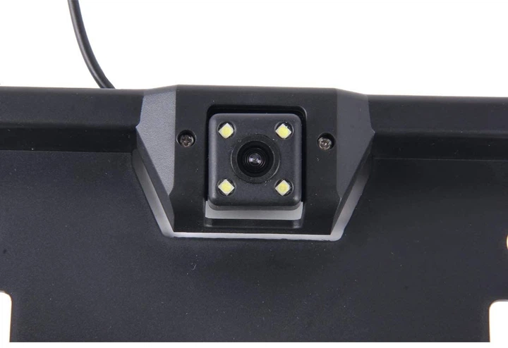 Камера заднего вида в рамке для номера с LED подсветкой угол обзора 170 ° A58 UKC IP67 - изображение 9