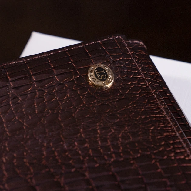 Женский кошелек кожаный ST Leather Accessories 18906 Коричневый - Фото 9 Женский кошелек кожаный ST Leather Accessories 18906 Коричневый - изображение 9