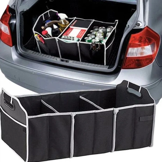 Сумка органайзер у багажник автомобіля Car Boot Organizer Складна сумка для авто - зображення 3