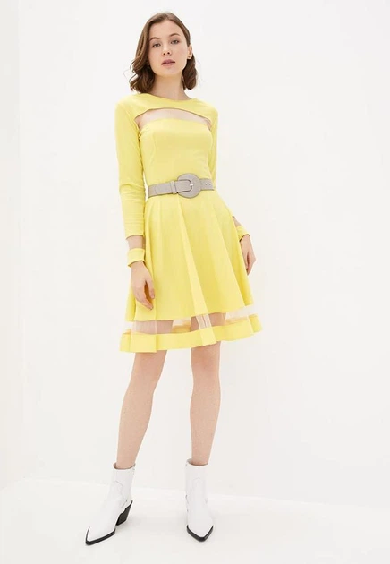 Жіноче плаття Подіум Azales 21139-L YELLOW Жовтий - зображення 2