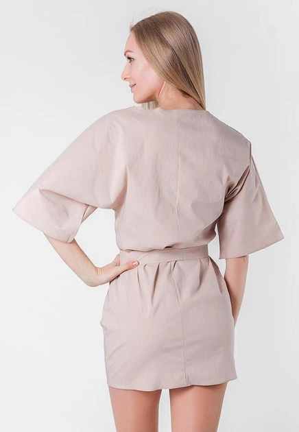 Женское платье Подіум Aves 25864-BEIGE S Бежевый - изображение 3