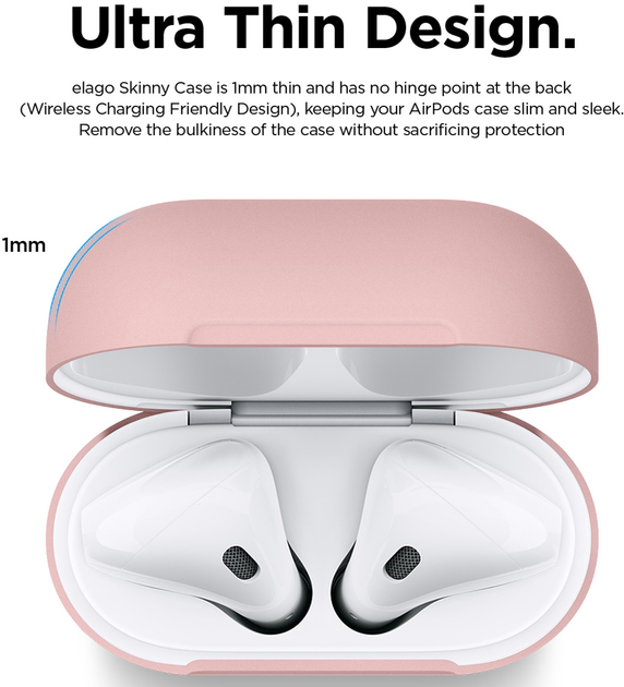Чехол Elago Elago Skinny Case Lovely Pink for Airpods (EAPSK-BA-LPK ...