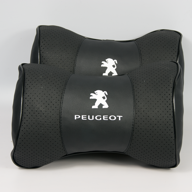 Подушка-підголовник з маркою авто Peugeot - Фото 2 Подушка-підголовник з маркою авто Peugeot - зображення 2