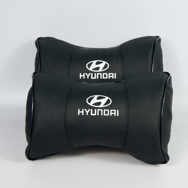 Подушка-подголовник с маркой авто Hyundai - изображение 2