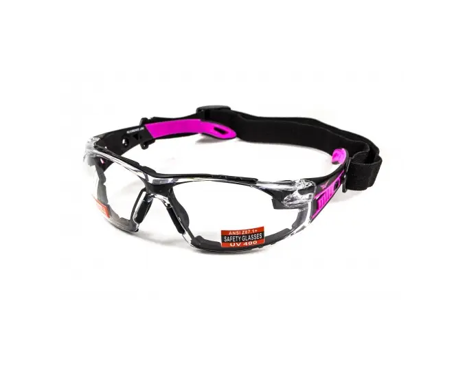 Защитные очки с уплотнителем Global Vision Pink-IT Clear (1ПИНК-10) - зображення 1