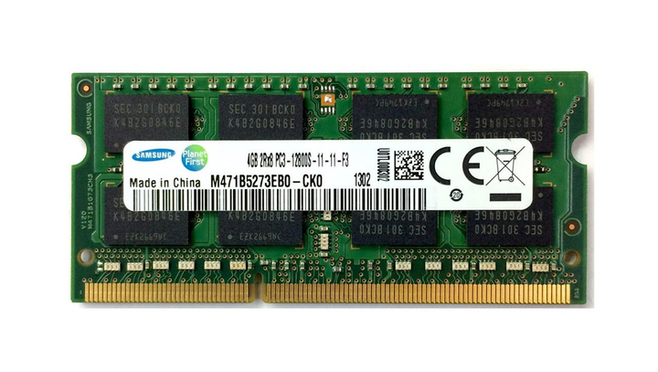 пам'ять Samsung DDR3-1600 4GB SO-DIMM PC3-12800 (M471B5273EB0-CK0 ...