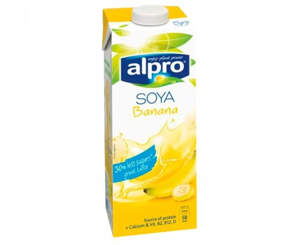Напиток соевый натуральный Alpro со вкусом банана 1000мл - изображение 1