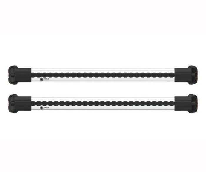 Поперечины на крышу автомобиля для рейлингов Turtle AIR 1 Серебристый ...