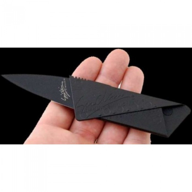 Кишеньковий ніж CardSharp, Чорний - зображення 1