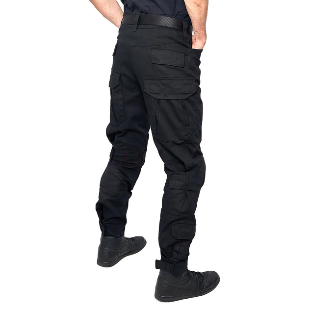 Тактичні штани Lesko B603 Black 36 розмір штани чоловічі камуфляжні мілітарі з кишенями (K/OPT2-4257-12580) - зображення 2