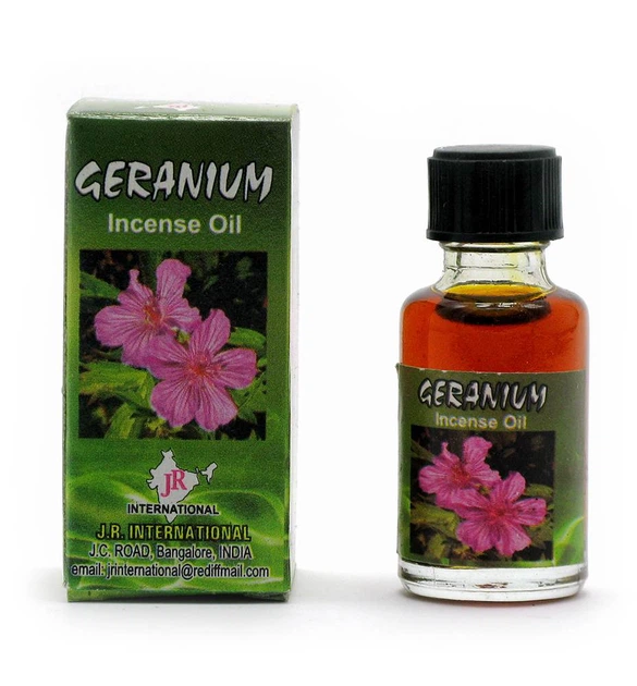 Ароматичне масло "Geranium" 8 мл Індія - Фото 1 Ароматичне масло "Geranium" 8 мл Індія - зображення 1