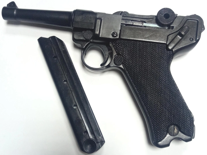 Макет пистолета Denix Парабеллум Люгер удлиненный 22.5 см (01/1143) - изображение 2