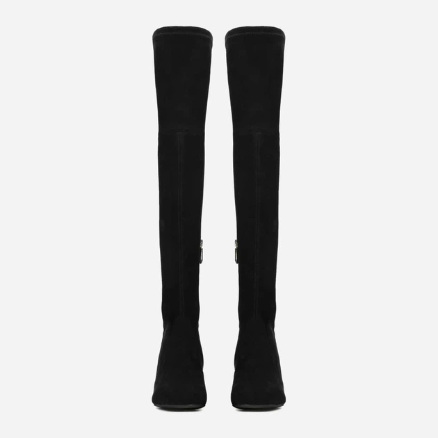 Muszkieterki damskie na słupku za kolano Kazar 55707-TK-00 36 23 cm Czarne (5903387400782) - obraz 3