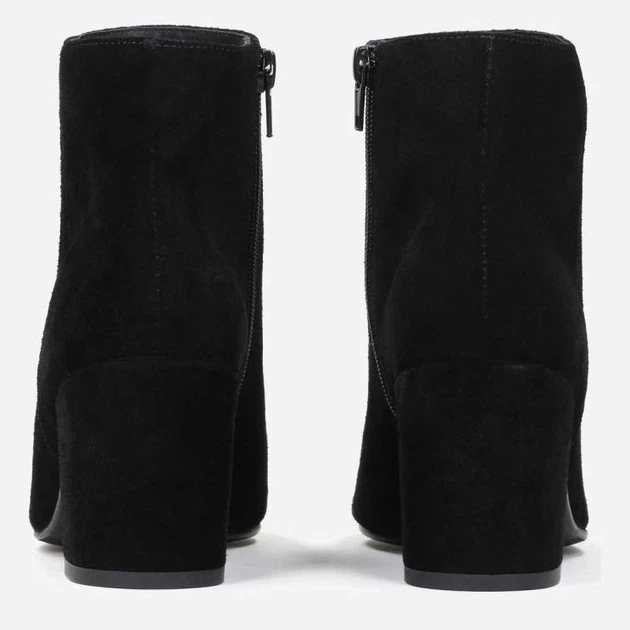 Botki damskie zamszowe Kazar 61041-02-00 37 24 cm Czarne (5903387727124) - obraz 4