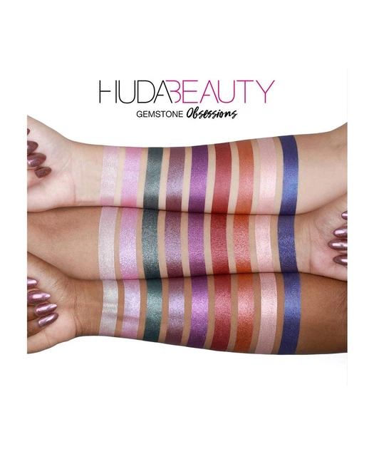 Палетка теней HUDA BEAUTY Gemstone Obsessions Palette 10 г (10230452) - Фото 2 Палетка теней HUDA BEAUTY Gemstone Obsessions Palette 10 г (10230452) - изображение 2