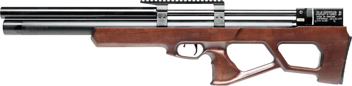 Гвинтівка пневматична Raptor 3 Long PCP кал 4,5 мм Коричнева чохол в комплекті - зображення 1
