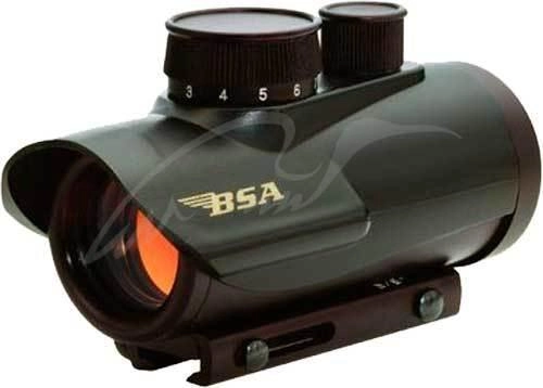 Приціл коліматорний BSA-Optics Red Dot RD30. Weaver/Picatinny - зображення 1