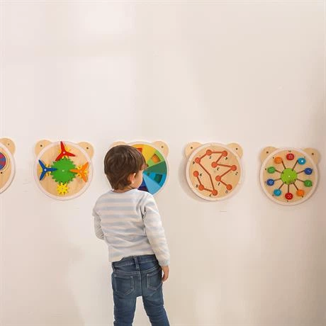 Tablica manipulacyjna Viga Toys Młyny i przekładnie (6971608445538) - obraz 5