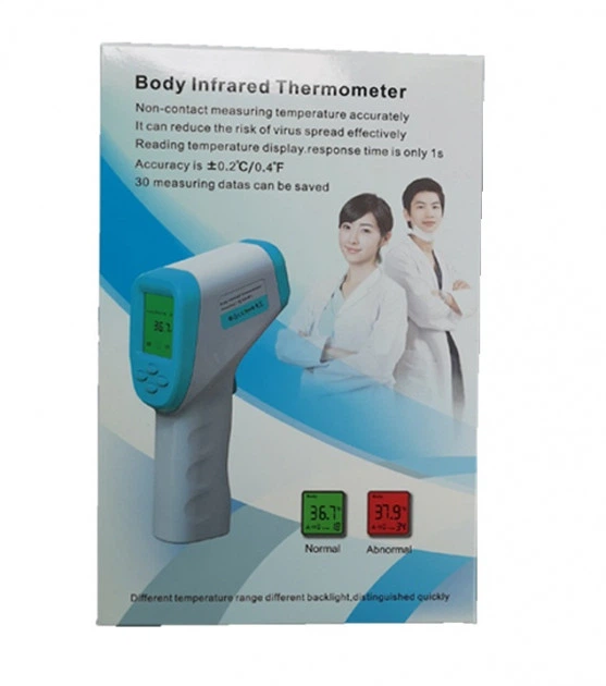 Бесконтактный электронный инфракрасный термометр тела infrared thermometer ZDR-100 - изображение 6
