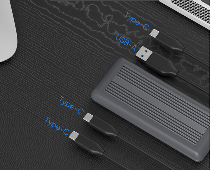 Внешний карман Blueendless PC280Y для M2 NVMe (PCIe) SSD USB 3.1 Type-C - изображение 7