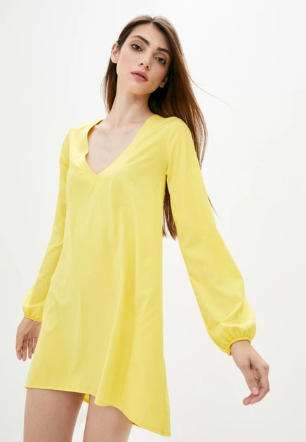 Женская блузка-туника Подіум Dolan 27933-YELLOW S Желтый - Фото 1 Женская блузка-туника Подіум Dolan 27933-YELLOW S Желтый - изображение 1